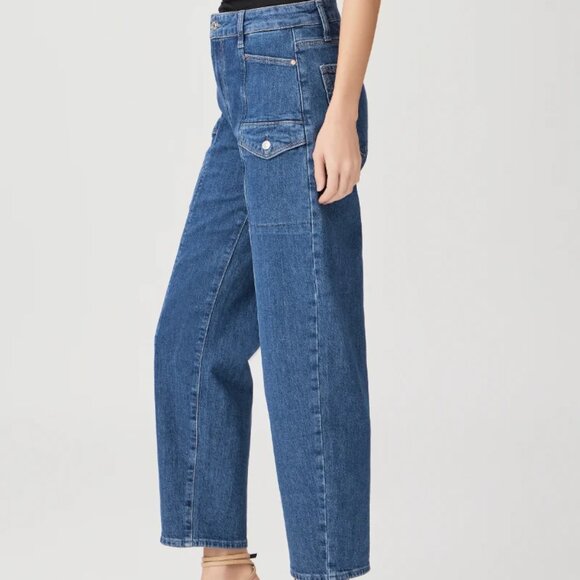 Paige - Alexis Cargo Jean in Rubina Size 25 New With Tags $259 - Picture 3 of 7
